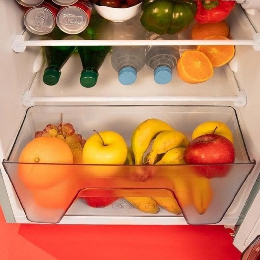 Cecotec Bolero CoolMarket 2D Origin 86 Beige E Frigorífico Mini Retro E Bege