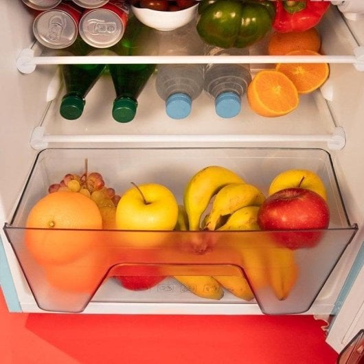 Frigorífico Mini Cecotec Bolero CoolMarket 2D Origin 86 Blue E Defrost 89,3cm 86L E Azul