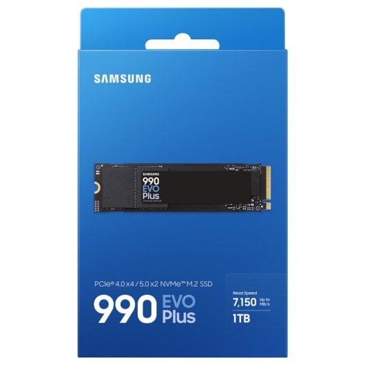 Samsung 990 EVO Plus 1 TB SSD 7150 MB/s NVME PCIe 5.0 x2 NVMe 2.0 NAND