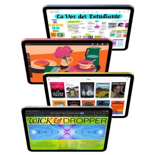 Apple iPad 10th gen 64 Go 27,7 cm (10.9") Wi-Fi 6 (802.11ax) iPadOS 18 Jaune