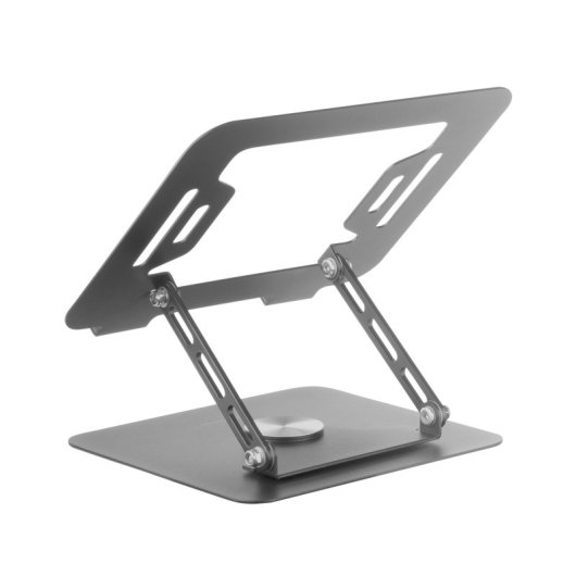 Mars Gaming MA-RSN Supporto per Laptop e Tablet Fino a 17" Regolazione in Altezza Rotazione a 360º Nero