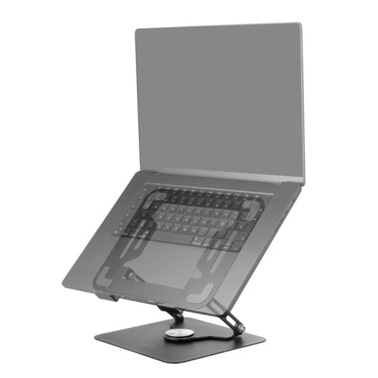 Mars Gaming MA-RSN Supporto per Laptop e Tablet Fino a 17" Regolazione in Altezza Rotazione a 360º Nero