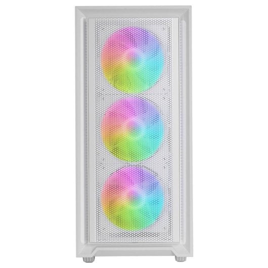 Mars Gaming MC-AIR Caixa Gaming ATX com 4x Ventoinhas FRGB 12cm, Mesh e Vidro Temperado Branca