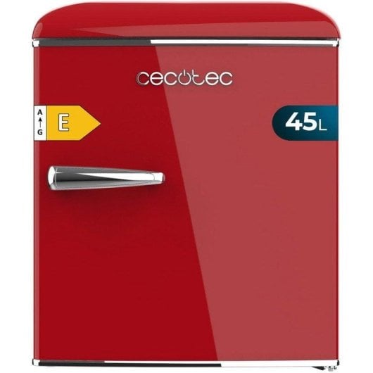 Frigorífico Mini Cecotec Bolero CoolMarket TT Origin 45 Red E Defrost 55cm 45L E Vermelho Icebox