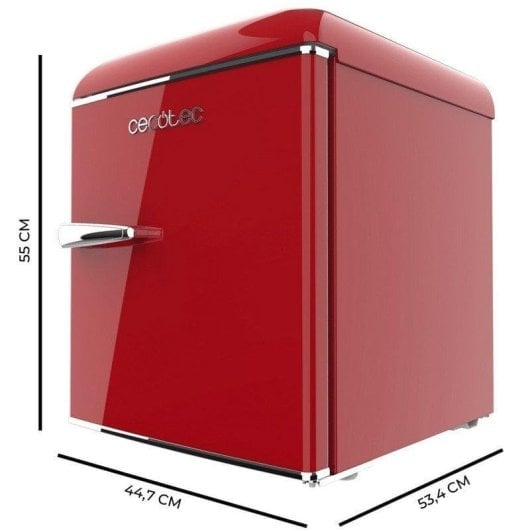 Frigorífico Mini Cecotec Bolero CoolMarket TT Origin 45 Red E Defrost 55cm 45L E Vermelho Icebox