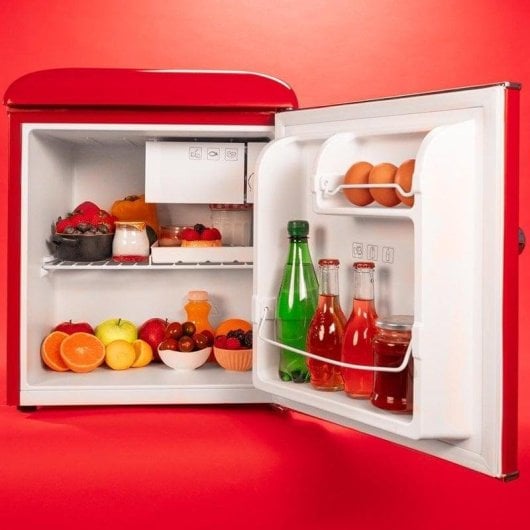 Frigorífico Mini Cecotec Bolero CoolMarket TT Origin 45 Red E Defrost 55cm 45L E Vermelho Icebox