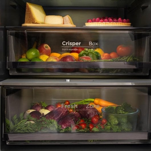 Cecotec Bolero CoolMarket Combi FD 400 Inox E Combi Refrigerador Porta Francesa E Aço Inoxidável