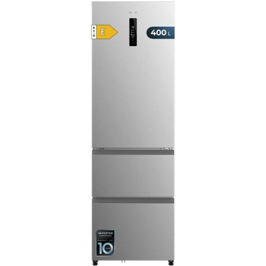 Cecotec Bolero CoolMarket Combi FD 400 Inox E Combi Refrigerador Porta Francesa E Aço Inoxidável