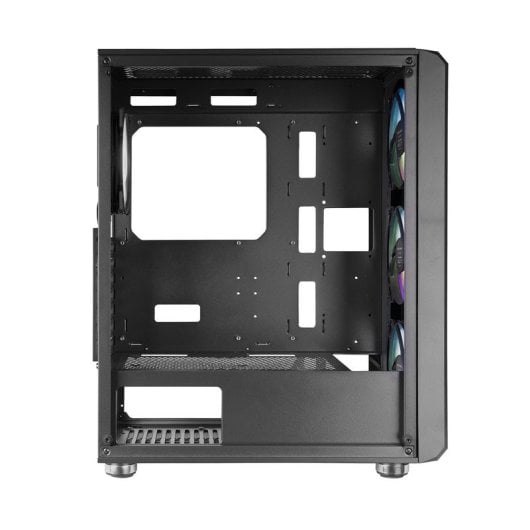 Mars Gaming MC-VAULT Caja Gaming ATX 4x Ventiladores ARGB 12cm Frontal Mesh Cristal Templado Negro
