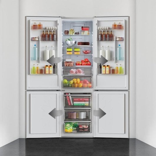 Cecotec Bolero CoolMarket Combi 356 Inox E Frigorífico Combi E Acero Inoxidable