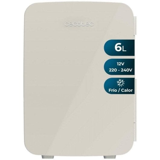 Frigorifero Cecotec Bolero MiniCooling 6L Bahamas Beige 12/220V Compatto