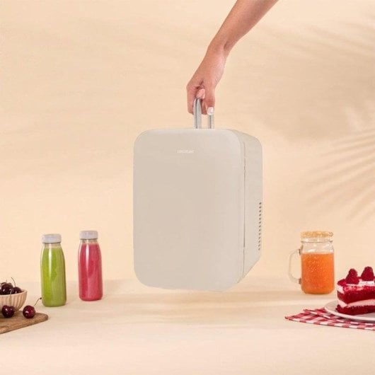 Frigorifero Cecotec Bolero MiniCooling 6L Bahamas Beige 12/220V Compatto