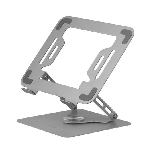 Mars Gaming MA-RSN Soporte para Portátiles y Tablets hasta 17" Ajuste Altura Rotación 360º Blanco