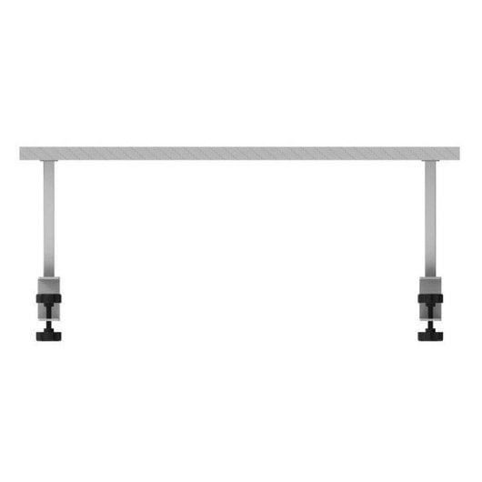 Mars Gaming MGDS Monitorständer, 60 x 20 cm, Kohlefaserplatte, Stahlkonstruktion, Weiß