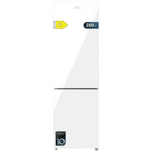 Cecotec Bolero CoolMarket Combi 250 White Glass D Frigorífico Combi D Cristal Blanco