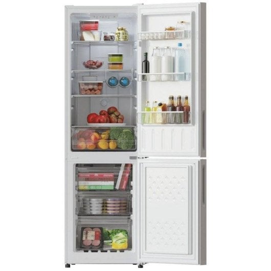 Cecotec Bolero CoolMarket Combi 250 White Glass D Frigorífico Combi D Cristal Blanco