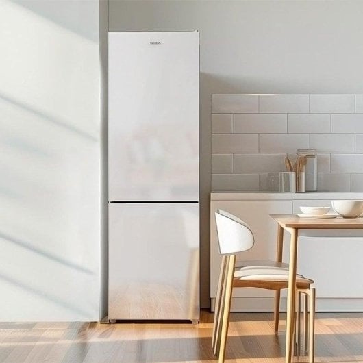 Cecotec Bolero CoolMarket Combi 250 White Glass D Frigorífico Combi D Cristal Blanco