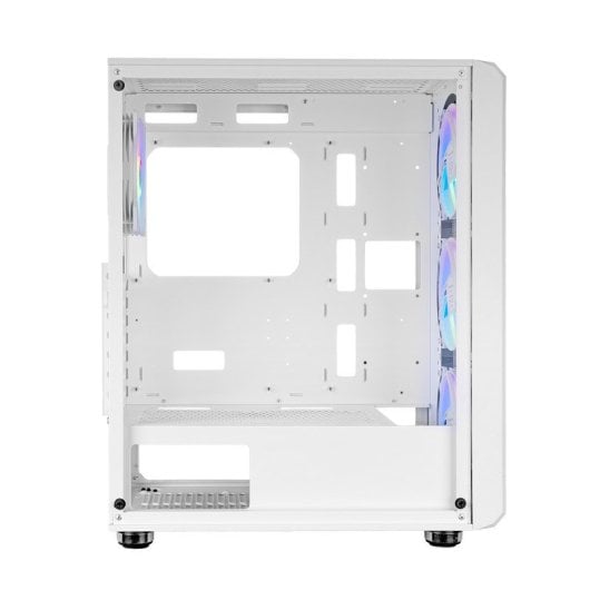 Mars Gaming MC-VAULT Caixa Gaming ATX com 4x Ventoinhas ARGB 12cm, Mesh e Vidro Temperado Branca