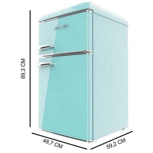 Frigorífico Mini Cecotec Bolero CoolMarket 2D Origin 86 Green E Defrost 89,3cm 86L E Verde