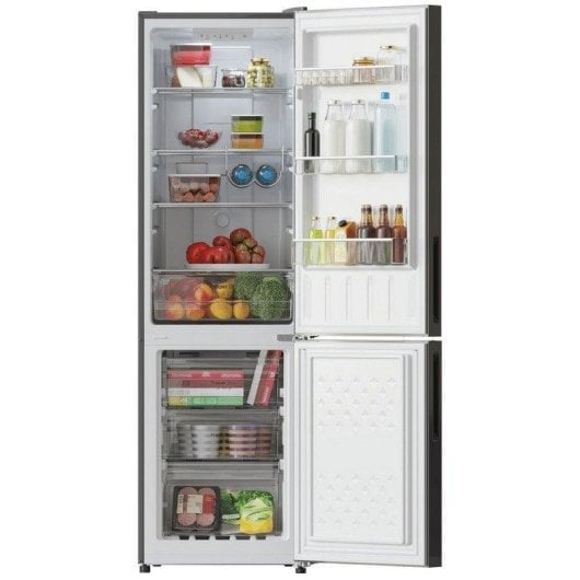 Cecotec Bolero CoolMarket Combi 250 Grey Glass E Frigorífico Combi E Cristal Gris