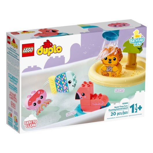 Lego Duplo Hora do Banho Divertido Ilha de Animais Flutuantes