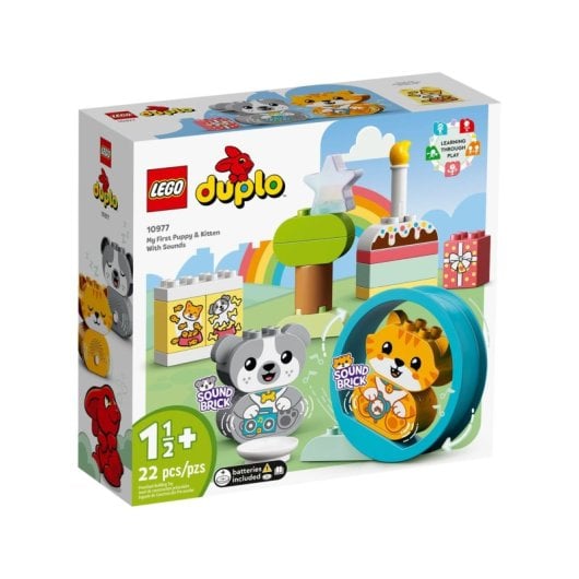 Lego Duplo O Meu Primeiro Cãozinho e Gatinho com Sons