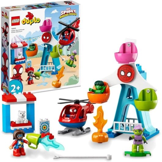 Lego Duplo Spider-man Y Sus Amigos en el Parque de Atracciones