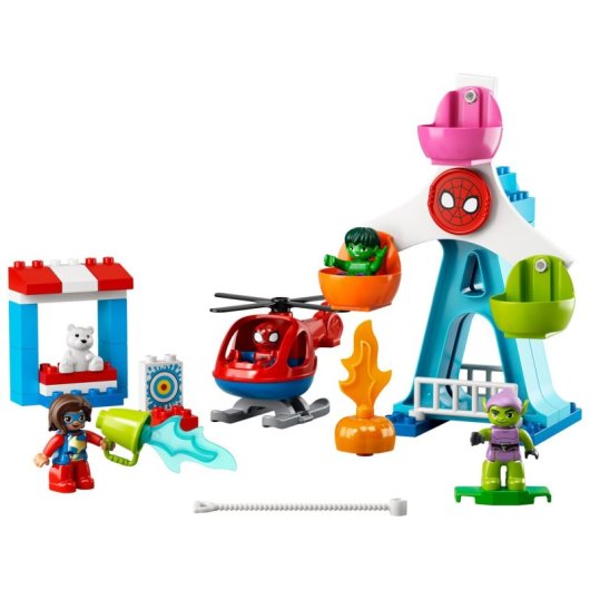 Lego Duplo Spider-man Y Sus Amigos en el Parque de Atracciones