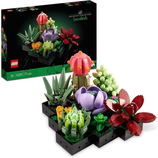 LEGO Icones Collection Botanique Succulentes 10309 771 pièces