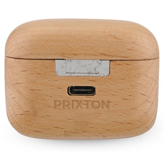 Prixton Earbuds Eco TWS163 Wood Bluetooth-Kopfhörer Buchenholz