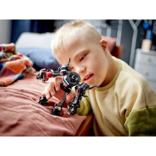 LEGO Marvel Armadura Mecanica Venom contra Miles Morales 134 piezas