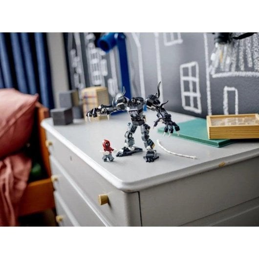 LEGO Marvel Armadura Mecanica Venom contra Miles Morales 134 piezas