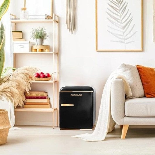 Frigorífico Mini Cecotec Bolero CoolMarket TT Origin 45 Defrost 55cm 45L E Preto Icebox