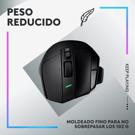 Logitech Pack G G502 X LIGHTSPEED Rato Gaming Sem Fios 25600DPI + Logitech G640 SE 10º Aniversário