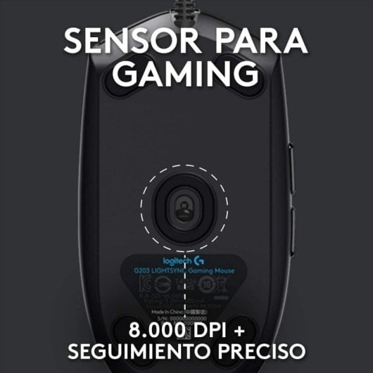 Logitech Pack G213 Prodigy Teclado Gaming + Logitech G203 Lightsync 2nd Gen Ratón Gaming 8000DPI RGB