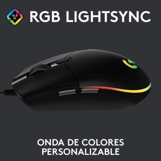 Logitech Pack G213 Prodigy Teclado Gaming + Logitech G203 Lightsync 2nd Gen Ratón Gaming 8000DPI RGB