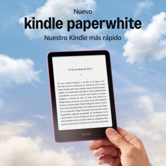 Kindle Paperwhite Livro Electrónico 7" 16GB com Publicidade Framboesa