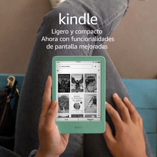 Kindle Libro Electrónico 6" 16GB con Publicidad Negro