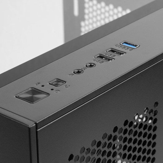 Mars Gaming Mc-3c Caja Atx Vista 3d Triple Cristal Templado Diseño Doble Cámara Lateral  Negro