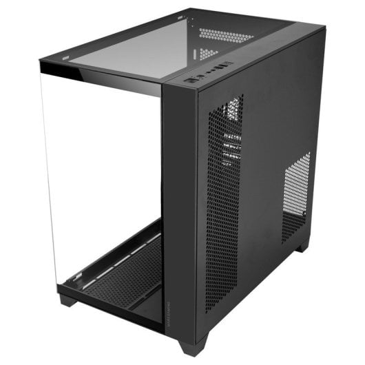 Mars Gaming Mc-3c Caja Atx Vista 3d Triple Cristal Templado Diseño Doble Cámara Lateral  Negro