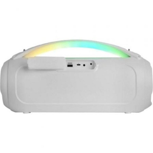 Mars Gaming MS-Pulse Altavoz Portátil Bluetooth 5.3 RGB 50W Blanco