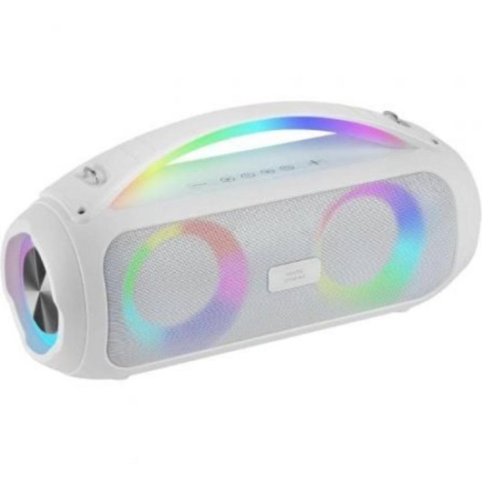 Mars Gaming MS-Pulse Altavoz Portátil Bluetooth 5.3 RGB 50W Blanco