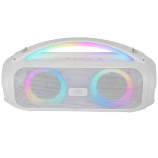 Mars Gaming MS-Pulse Altavoz Portátil Bluetooth 5.3 RGB 50W Blanco