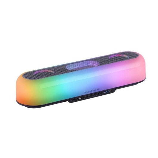 Altoparlanti Mars Gaming Soundbar Bluetooth 20W con illuminazione RGB 360º