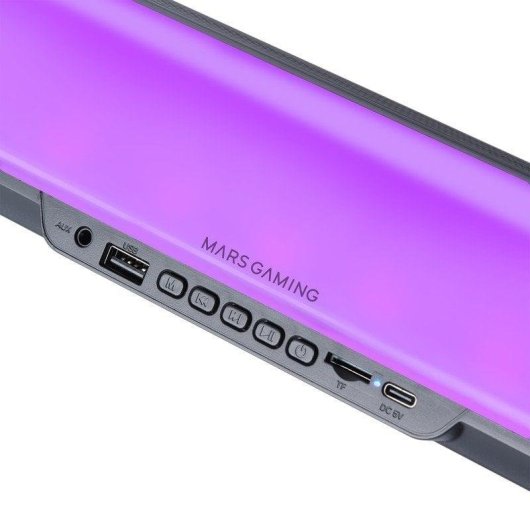 Altoparlanti Mars Gaming Soundbar Bluetooth 20W con illuminazione RGB 360º