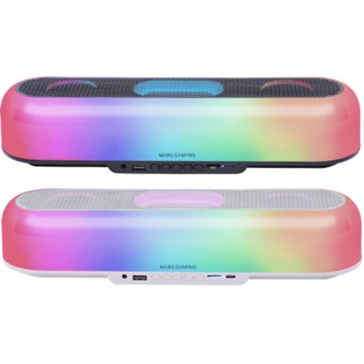 Altoparlanti Mars Gaming Soundbar Bluetooth 20W con illuminazione RGB 360º
