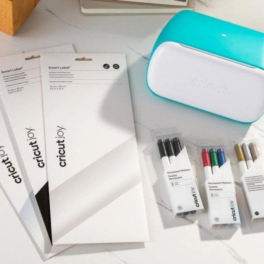 Etiqueta Autoadesiva Cricut Joy Smart Vinyl Preto Permanente Vinil 5.5x13