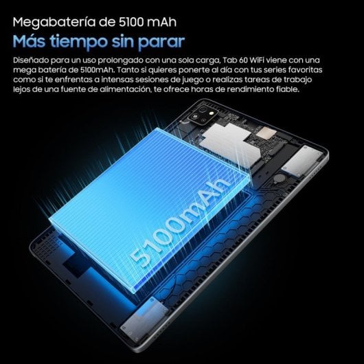 Blackview Tab 60 WiFi 10.1" 4/128GB Gris + Teclado Bluetooth