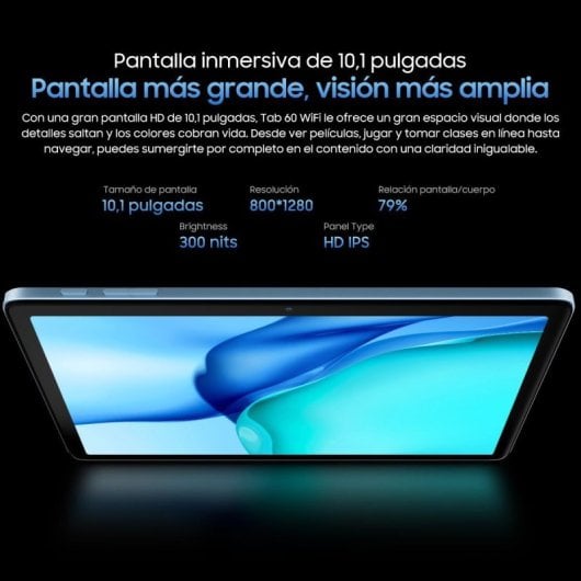 Blackview Tab 60 WiFi 10.1" 4/128GB Gris + Teclado Bluetooth