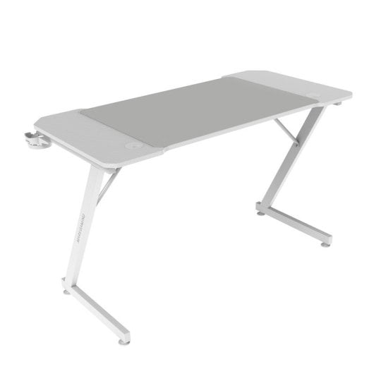 Mars Gaming MGD-X120 Mesa Ergonómica com Tapete XXL e Suportes para Headset e Bebidas 120x60cm Branca